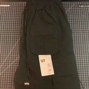 Black Taylor Techwear Cargos
